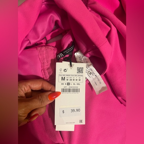 Brand new with tags ZARA pink skirt set size M - Picture 8 of 8